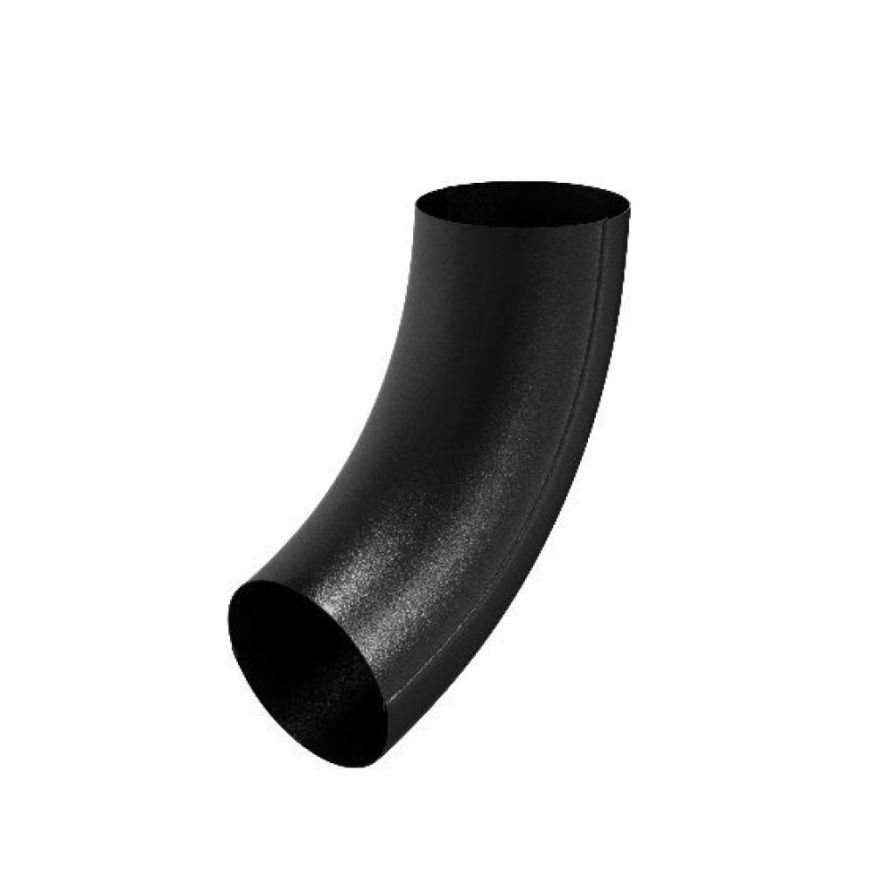 Колено трубопровода Aquasystem, RAL 9005 Черный, 125/90 купить в Краснодаре