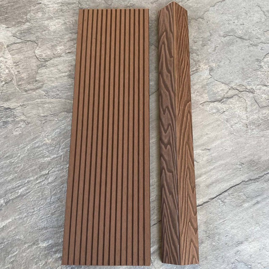 Террасная доска ДПК EasyDecking, Wood-X, Коричневый купить в Краснодаре