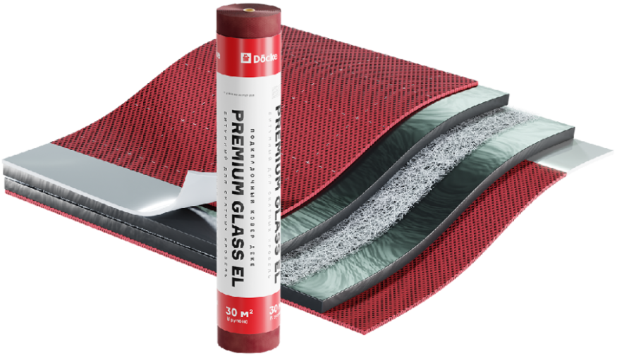 Подкладочный ковер Docke Premium Glass EL, 30 м купить в Краснодаре