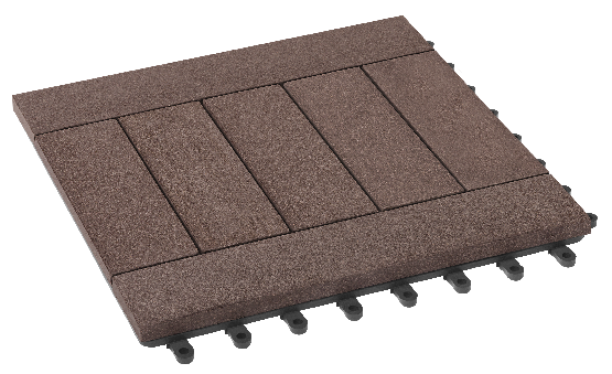 Модульный паркет ДПК GRINDERDECO Комфорт 5 Цвет Шоколад купить в Краснодаре