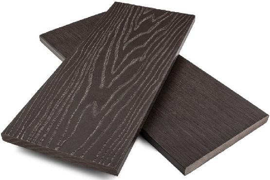 Полнотелая заборная доска ДПК NanoWood цвета Венге купить в Краснодаре