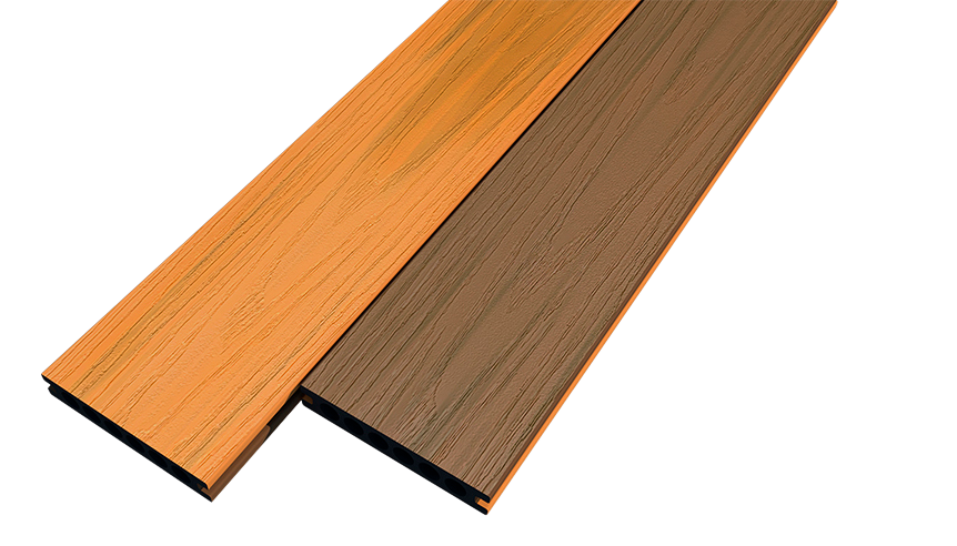 Teak / Latte | Двухсторонняя террасная доска WOODVEX Dual купить в Краснодаре