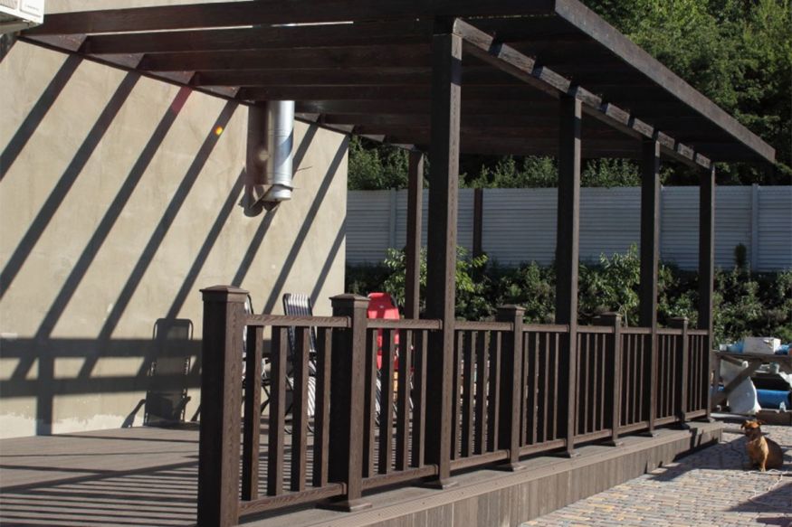 Комплект ограждения Holzhof Венге купить в Краснодаре