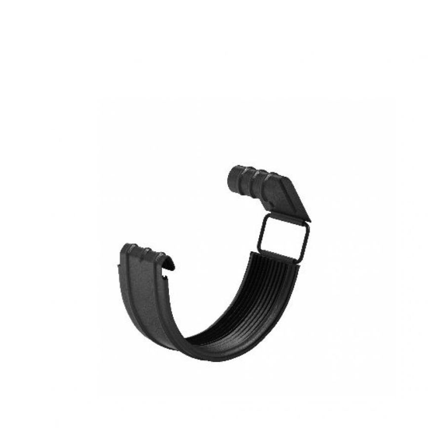 Соединитель желоба с резиновым уплотнителем Aquasystem, черный RAL 9005, 125/90 купить в Краснодаре