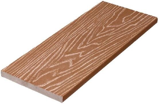 Полнотелая заборная доска ДПК NanoWood цвета Орех купить в Краснодаре