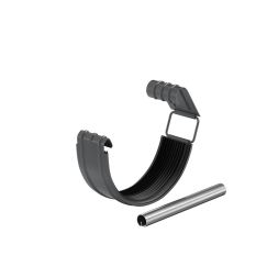 Соединитель желоба в комплекте Aquasystem, RAL 7024 Тёмно-серый 125/90