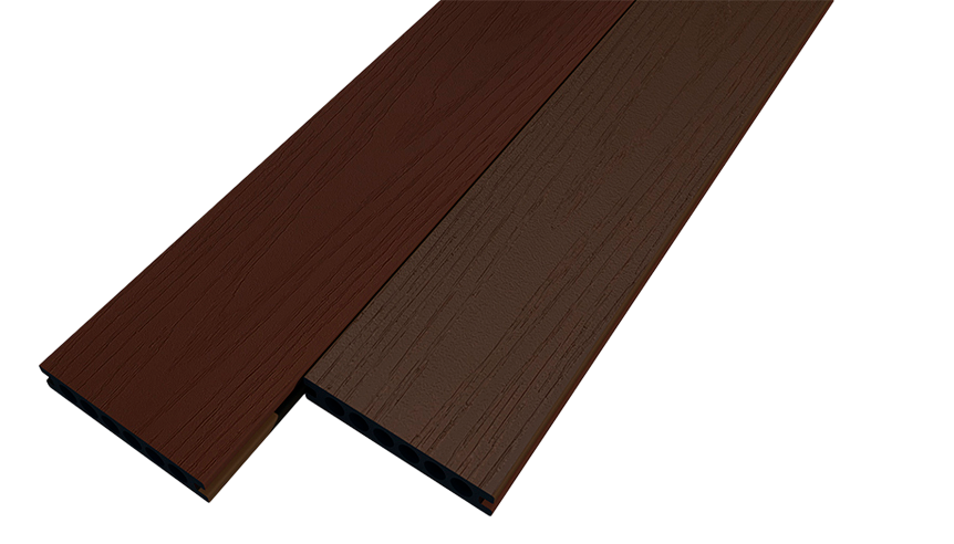 Mahogany / Milk Chocolate | Двухсторонняя террасная доска WOODVEX Dual купить в Краснодаре