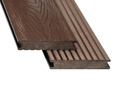 Террасная доска ECODECKING Premium из ДПК, цвет Коричневый купить в Краснодаре