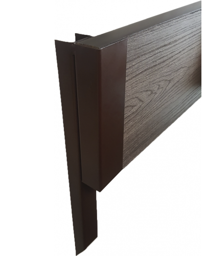 Угловой металлический элемент 90° для доски 150x25 мм Holzhof купить в Краснодаре