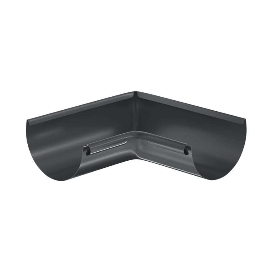 Угол желоба внутренний 90° Aquasystem, RAL 7024 Тёмно-серый 125/90 купить в Краснодаре