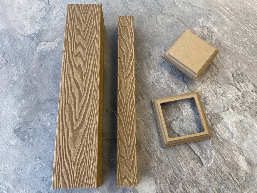 Столб для ограждения из ДПК EasyDecking, Wood-X, Дуб купить в Краснодаре