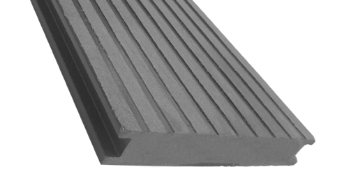 Террасная доска ECODECKING Premium из ДПК в сером цвете купить в Краснодаре