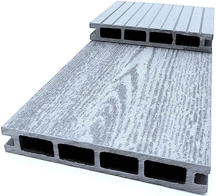 Террасная доска NanoWood «Эко Классик» Серый купить в Краснодаре