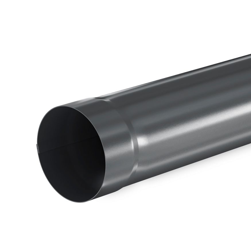 Труба водосточная Aquasystem, RAL 7024 Тёмно-серый 1000мм 125/90 купить в Краснодаре