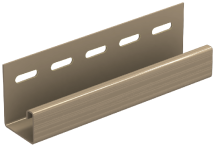 J-планка Ю-пласт, Классический стиль, Бежевый цвет.