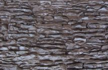 Фасадная панель Аэлит Пласт крупного формата, коричневая.