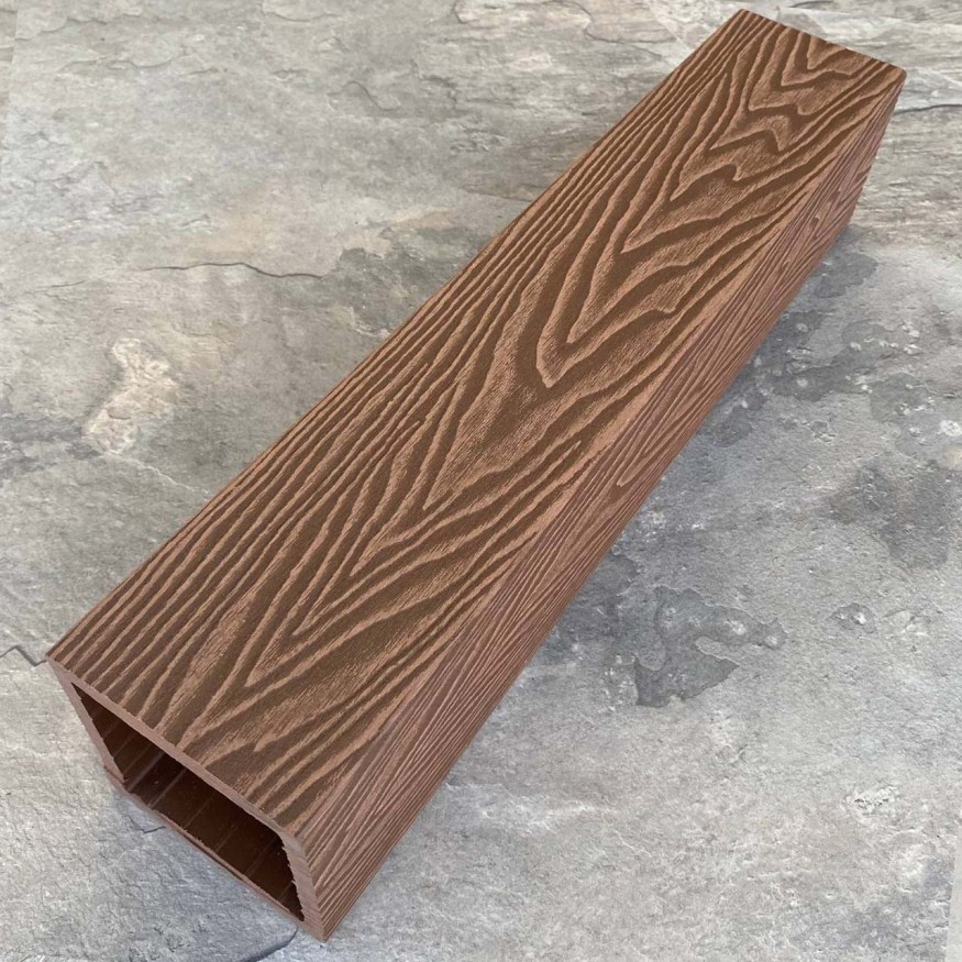 Столб для ограждения из ДПК EasyDecking, Wood-X, Коричневый купить в Краснодаре