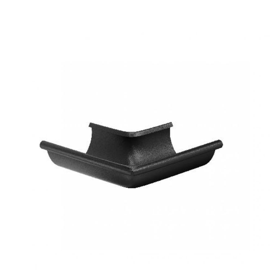 Угол желоба внешний 90°, Aquasystem, RAL 9005 Чёрный 125/90 купить в Краснодаре