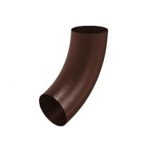 Колено трубы Aquasystem RAL 8017 Матовый коричневый 125/90