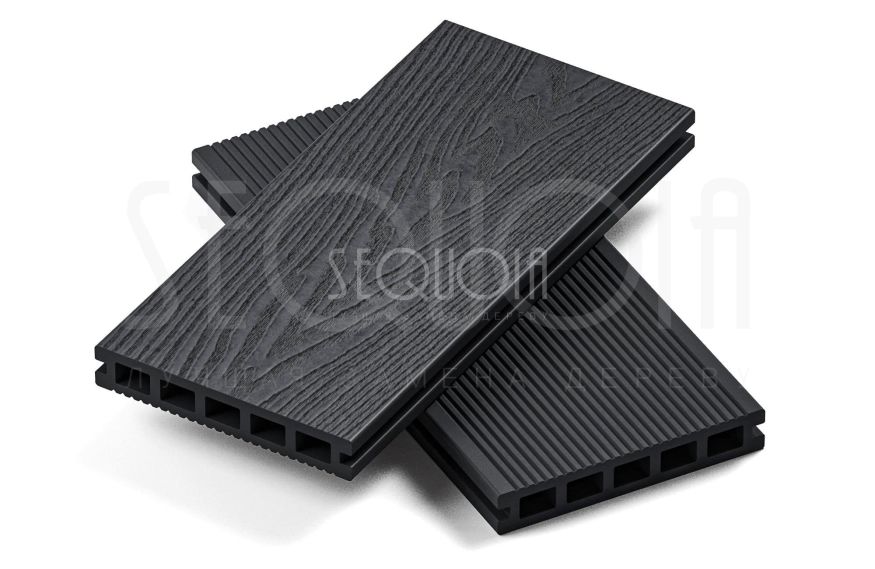 Доска террасная ДПК 3D SEQUOIA Evolution WOOD BLACK купить в Краснодаре