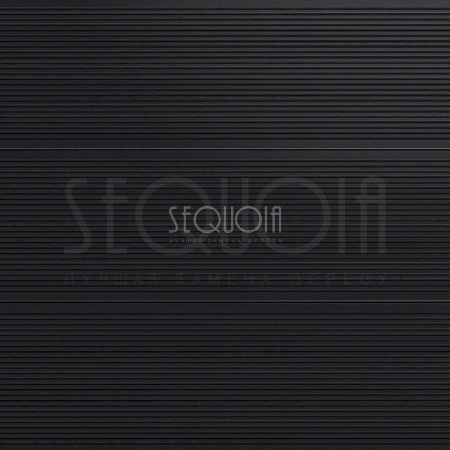 Доска террасная ДПК 3D SEQUOIA Evolution WOOD BLACK купить в Краснодаре
