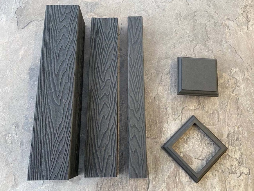 Перила для ограждений из ДПК EasyDecking, Wood-X, Черное дерево купить в Краснодаре