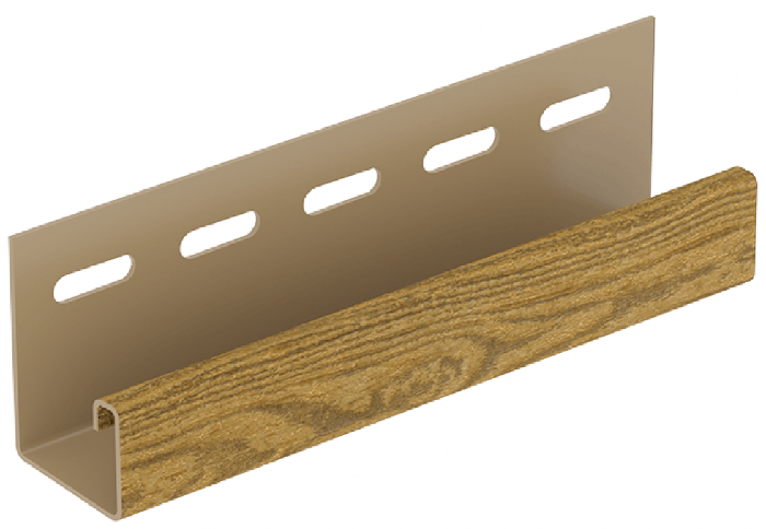 J-планка Ю-Пласт, Hokla Винтаж, Цвет: Охра купить в Краснодаре