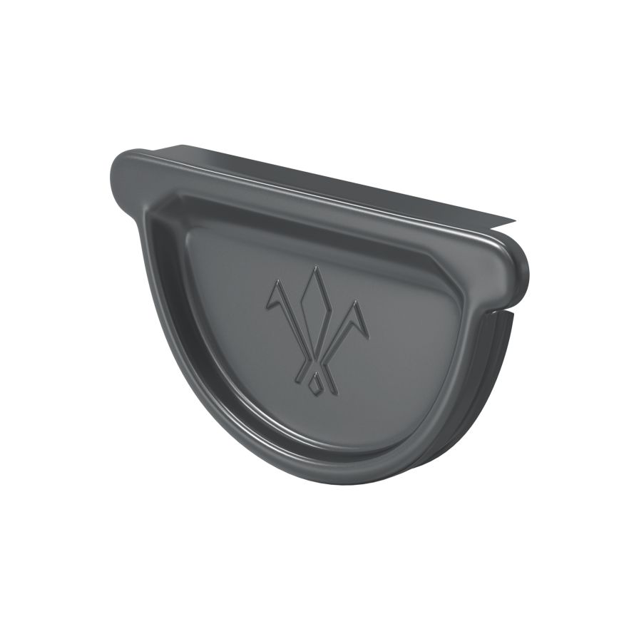 Заглушка универсальная с резиновым уплотнителем Aquasystem, RAL 7024 Тёмно-серый 150/100 купить в Краснодаре