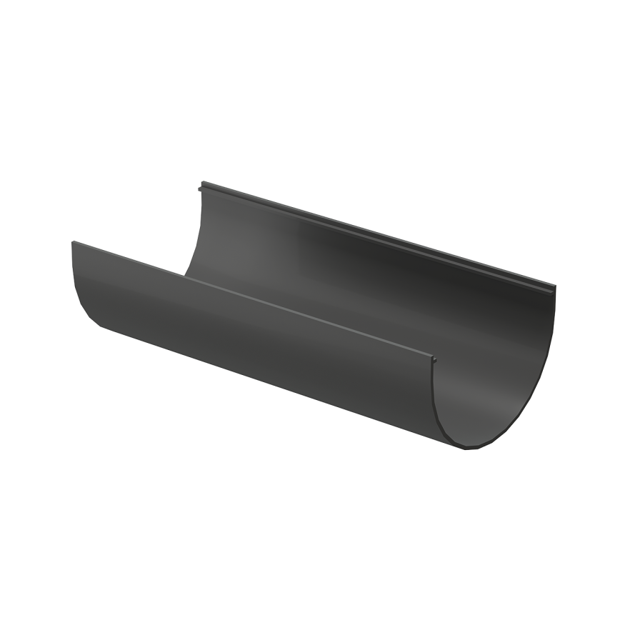 Водосточный желоб 3 м, Docke Premium, Цвет графит купить в Краснодаре