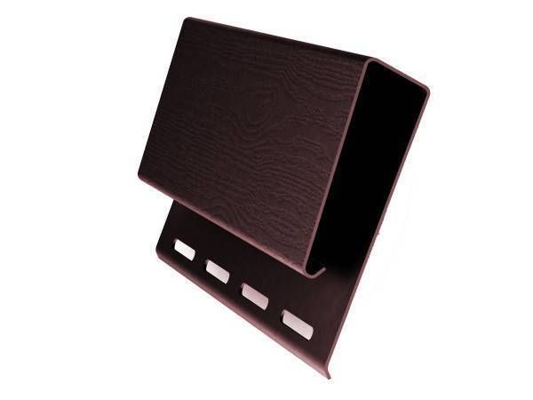 Наличник J-профиль широкий Grand Line Тёмный дуб купить в Краснодаре