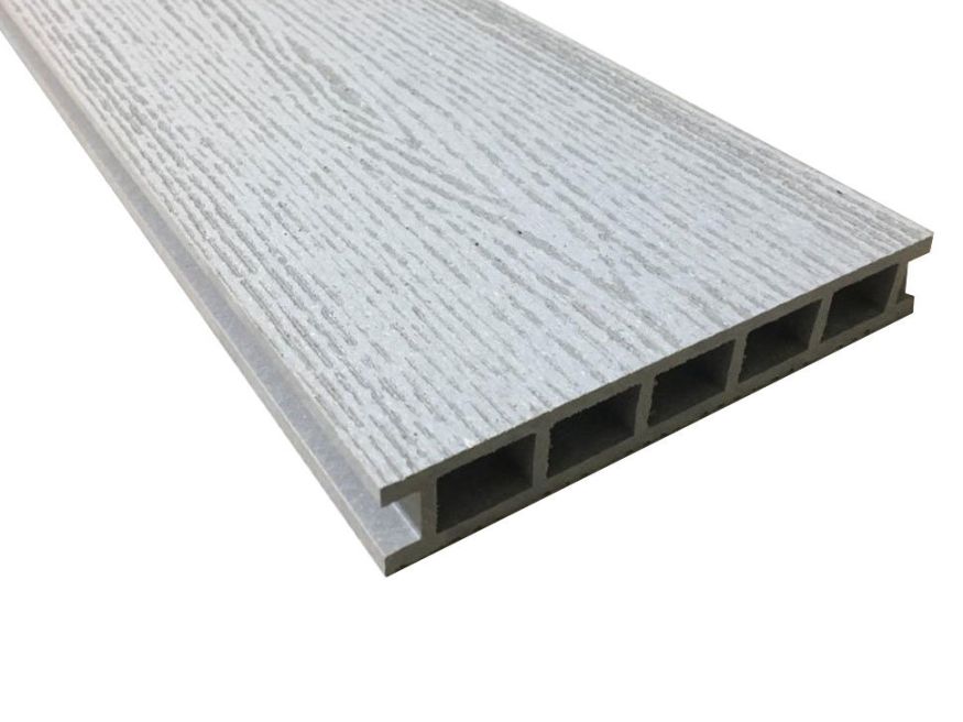 Террасная доска Faynag Stelo из ДПК в цвете серебро. купить в Краснодаре