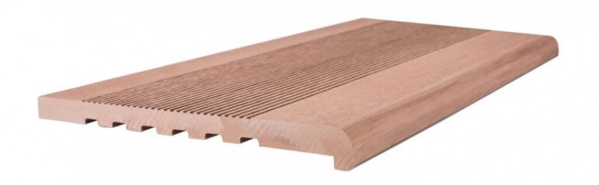 Ступени из ДПК NanoWood - Какао, полнотелые купить в Краснодаре