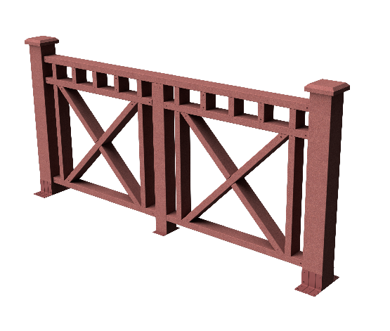 Декоративное ограждение из ДПК GRINDERDECO Виктория мербау купить в Краснодаре