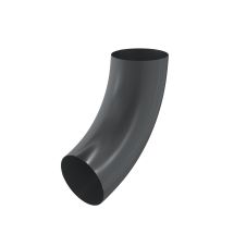 Колено универсальное Aquasystem, PU MATT, RAL 7024 Тёмно-серый 125/90