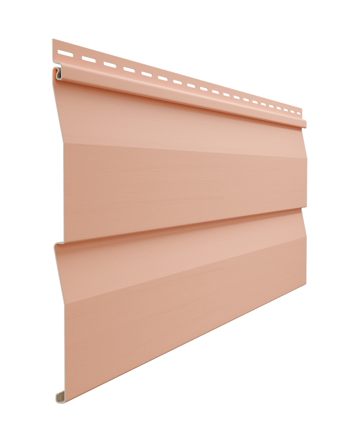 Виниловый сайдинг Docke, Корабельный брус D4.5DL STANDARD, Персик купить в Краснодаре