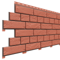 Фасадная панель Доломит, Прокрашенный кирпич Славянка, Красный купить в Краснодаре