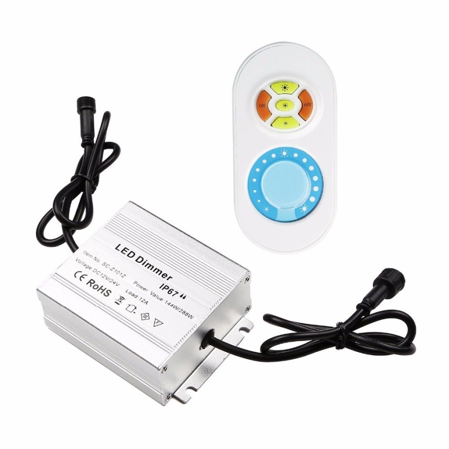 LED Диммер IP67 с дистанционным управлением до 60W Woodvex купить в Краснодаре