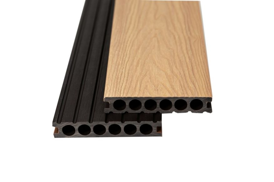 Террасная доска Ecodecking Скай коэкструзия Бук купить в Краснодаре