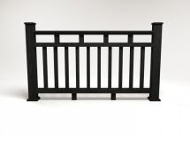 Ограждение из древесно-полимерного композита FG8 кварц