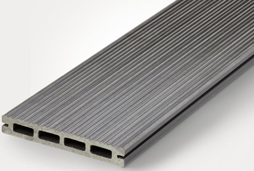 Террасная доска NanoWood «Lite» ECO в сером цвете купить в Краснодаре