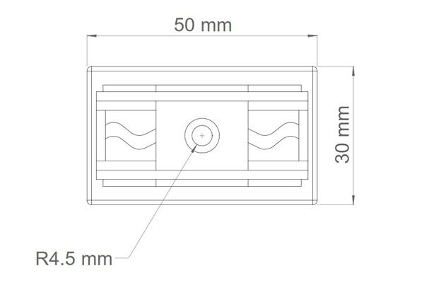 Кляммер для террасной доски пластиковый Savewood купить в Краснодаре
