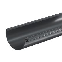 Желоб водосточный Aquasystem, PU MATT, RAL 7024 Тёмно-серый 150/100