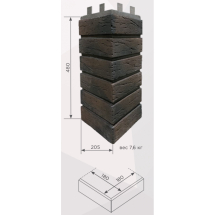 Угол накладной КАНЬОН Клинкер