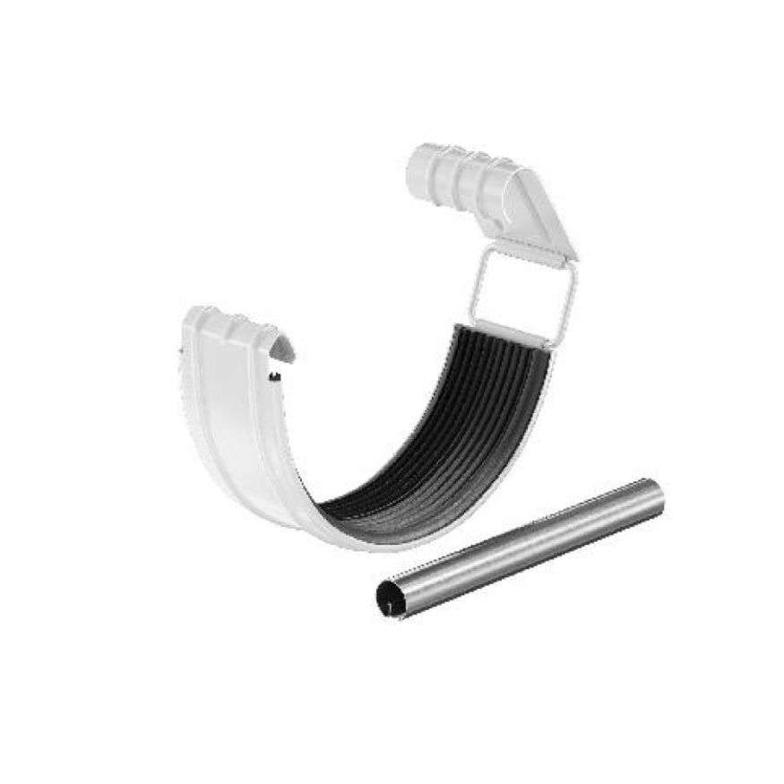 Соединитель желоба с резиновым уплотнителем Aquasystem RR 20, белый, 125/90 купить в Краснодаре