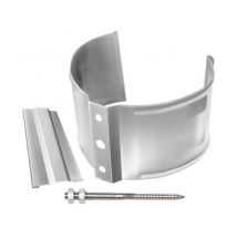 Кронштейн для трубы на кирпич, Grand Line, белый (RAL 9003)