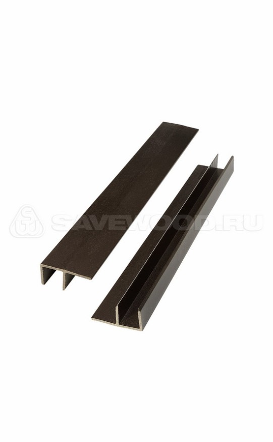 F-профиль ДПК Savewood, Темно-коричневый купить в Краснодаре