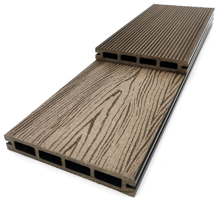 Террасная доска NanoWood «Lite» ECO в шоколадном цвете. купить в Краснодаре
