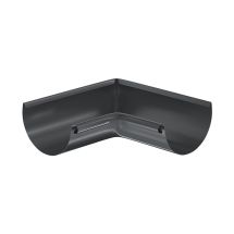 Угол желоба внутренний 90° Aquasystem, RAL 7024 Тёмно-серый 150/100