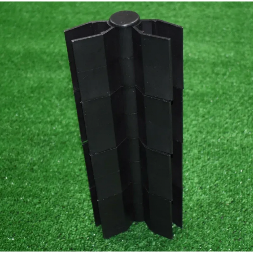 Угол поворотный из пластика для доски 300х30 мм Holzhof (угол от 60° до 300°) Черного цвета купить в Краснодаре