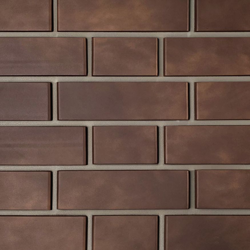 Фасадная панель FineBer, Кирпич облицовочный 3D, Керамический-чёрный купить в Краснодаре